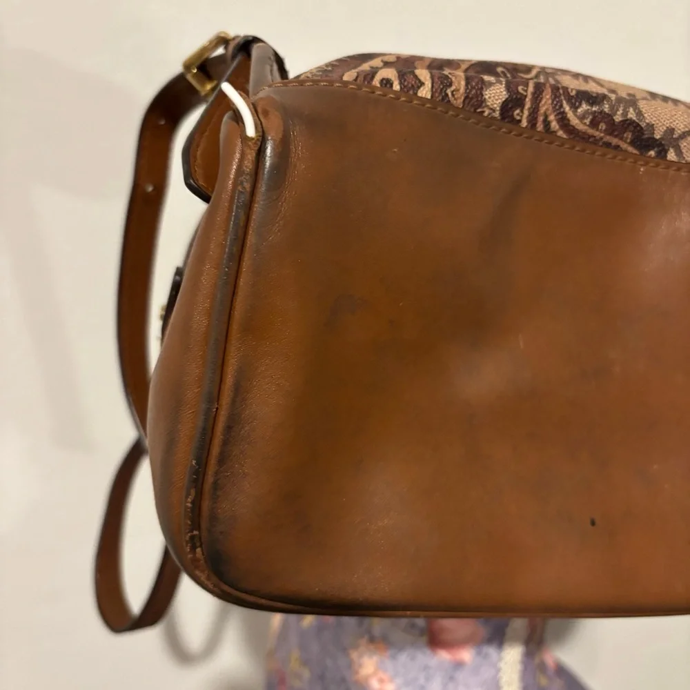 Michael Kors paisley printed canvas and leather backpack - Picture 11 of 14
